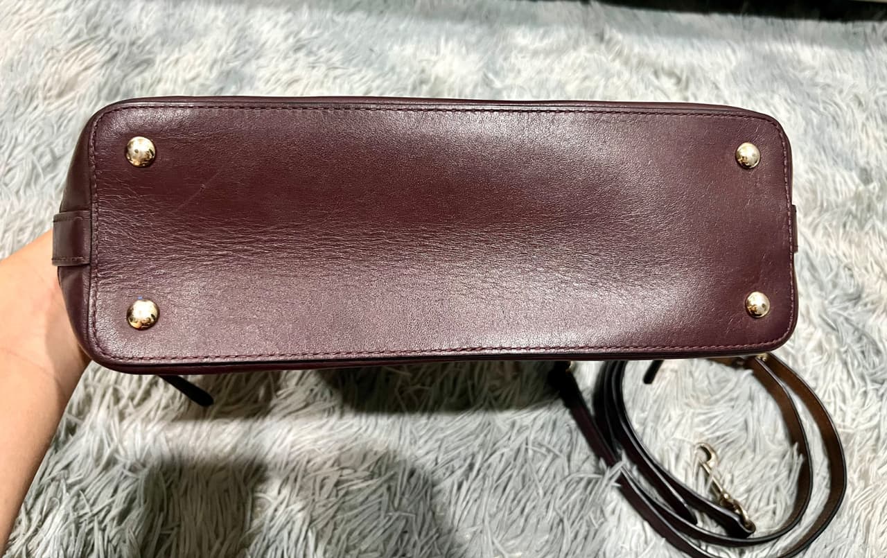 กระเป๋า Coach (Oxblood) โทนน้ำตาลแดงเข้ม