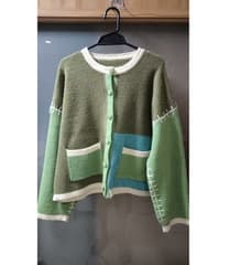เสื้อคาร์ดิแกนไหมพรม สวยๆ ไซส์ M - image blurred placeholder