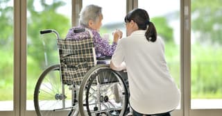 Hospital escort service for seniors - image blurred placeholder