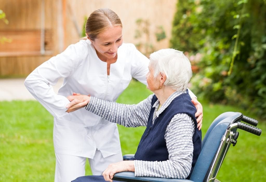 Hospital escort service for seniors
