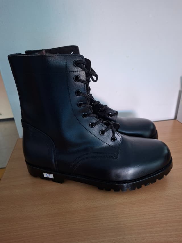 Combat Boots, Military Training Model with Side Zipper