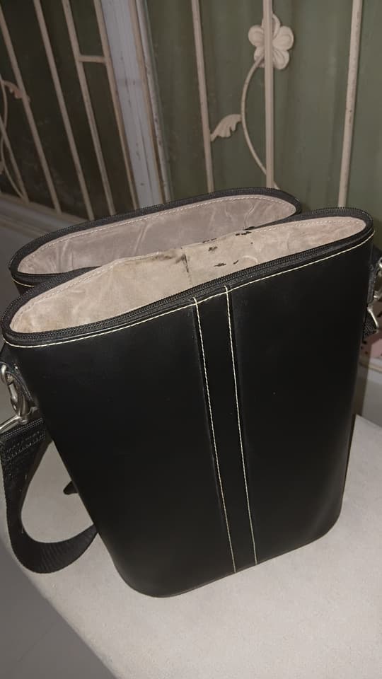Genuine Leather Wine Bottle and Liquor Bottle Bag