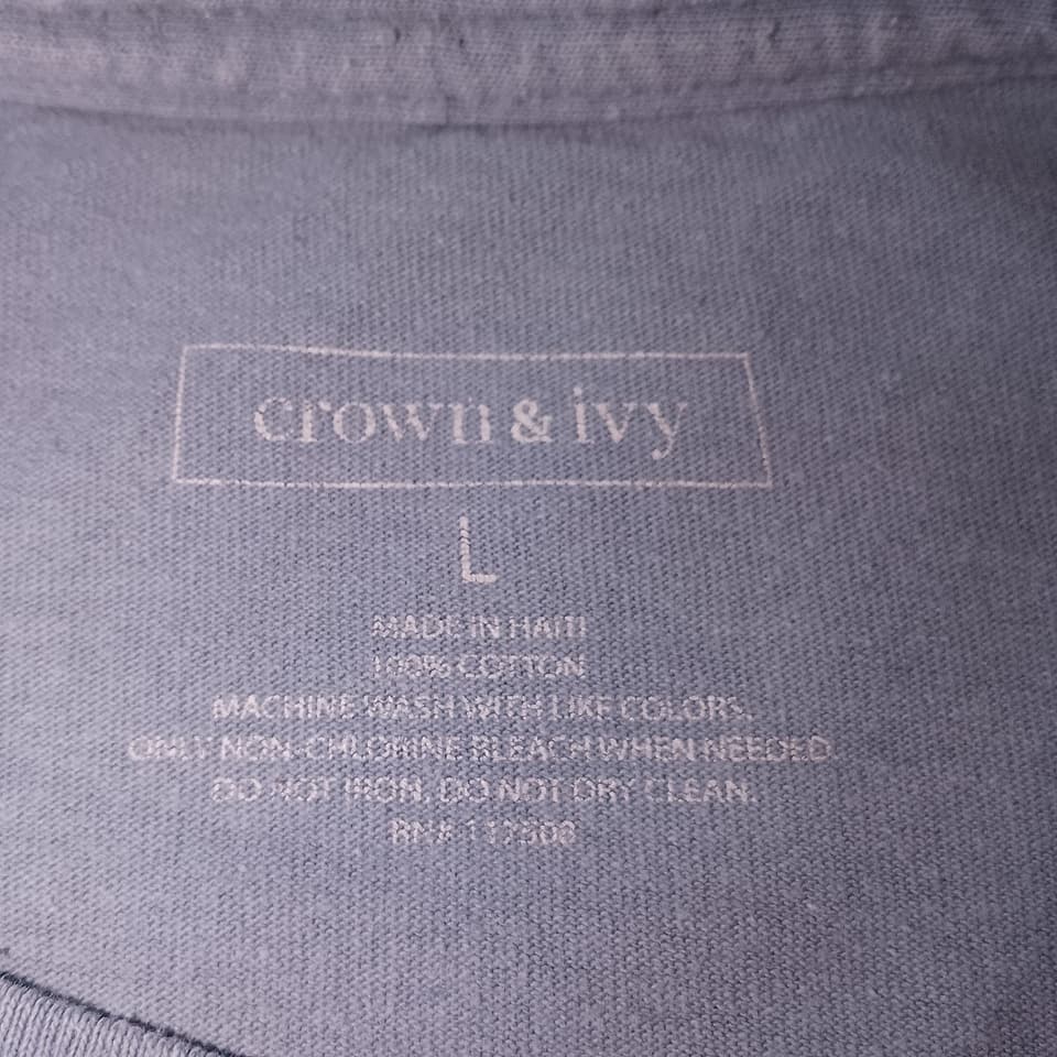 เสื้อ crown&ivy ลายหมาล่องเรือ