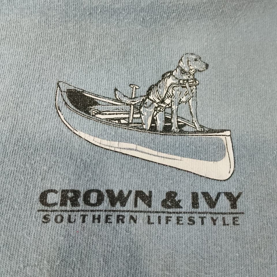 เสื้อ crown&ivy ลายหมาล่องเรือ