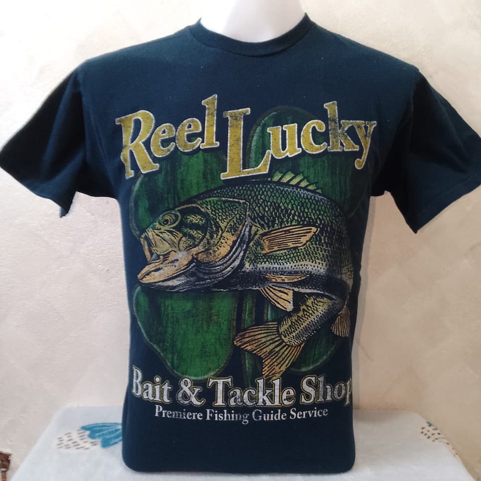 Fish Pattern Shirt Reel lucky