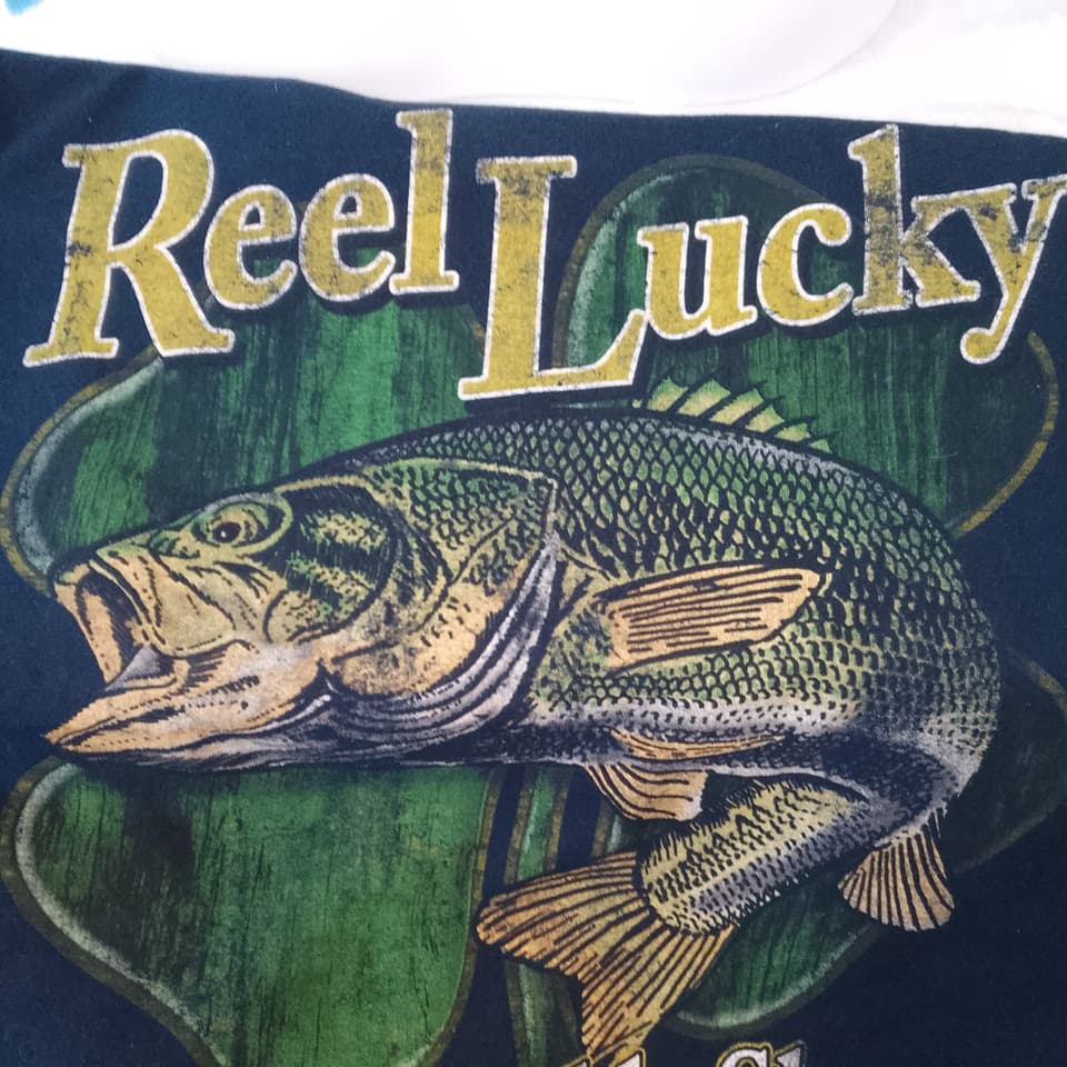 Fish Pattern Shirt Reel lucky