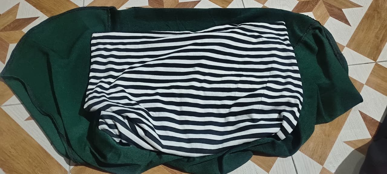 เสื้อยืดแฟชั่นสองเลเยอร์ ผ้ายืด ไซส์ S-XL ++