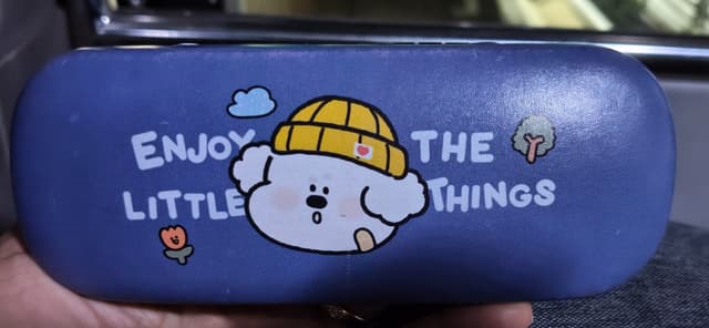 Blue Eyeglass Case