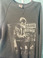 Artist T-shirt: David Bowie and backup band The Spiders from Mars - image blurred placeholder