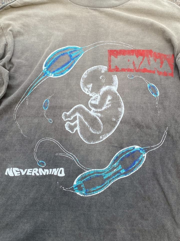 เสื้อ NIRVANA {Custom fade}
