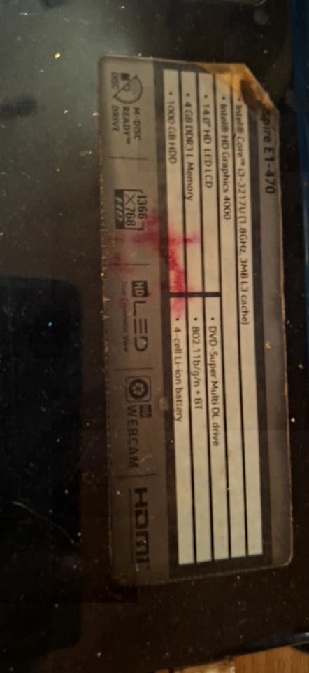 Notebook Acer