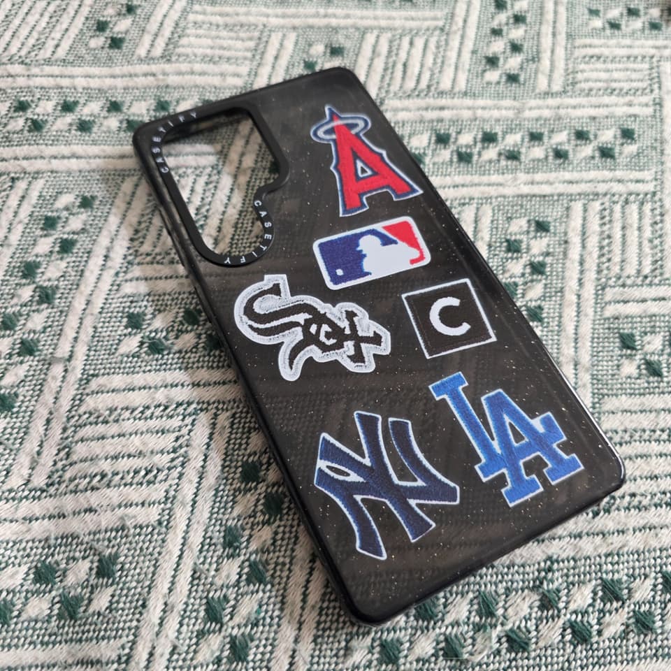 Samsung Galaxy S25 Ultra Black NY LA Sport Pattern Case New