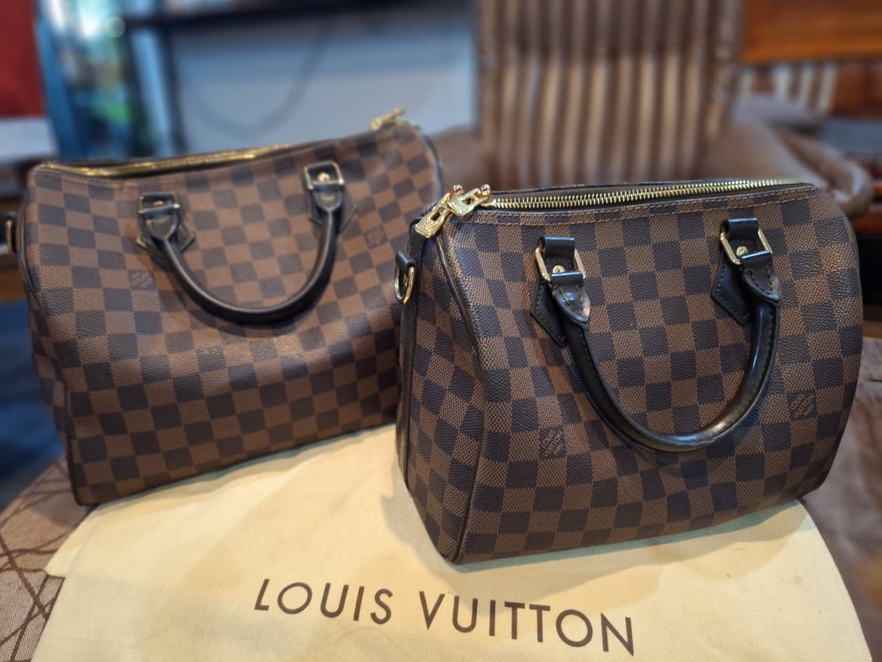 กระเป๋า Louis Vuitton ใบเล็กและใบใหญ่