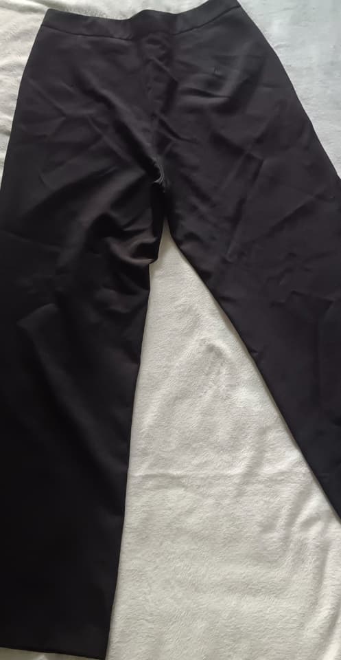 กางเกงสแลค ทรงกระบอกกลาง Size XL สีดำ
