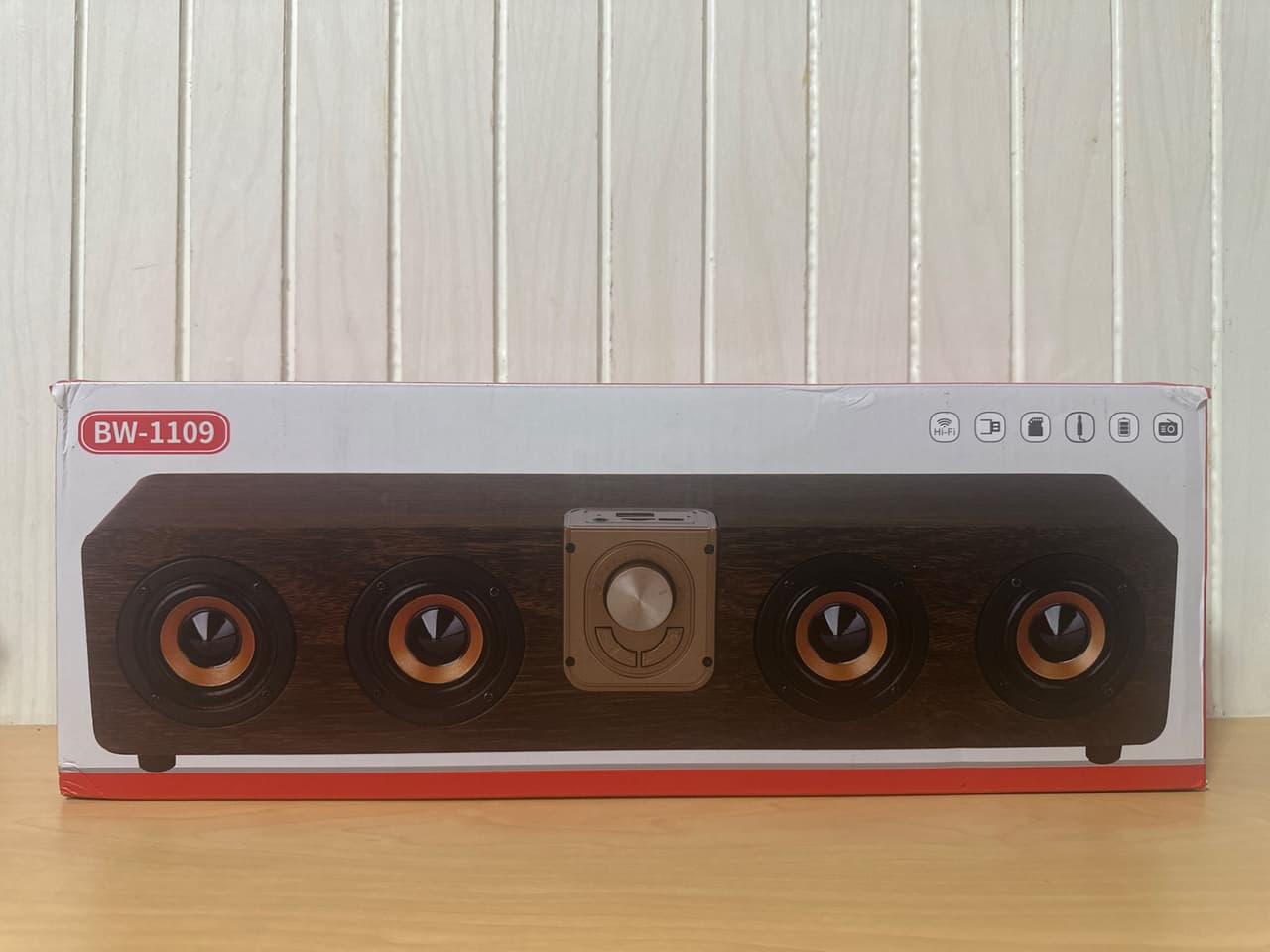 Деревянная Hi-Fi колонка
