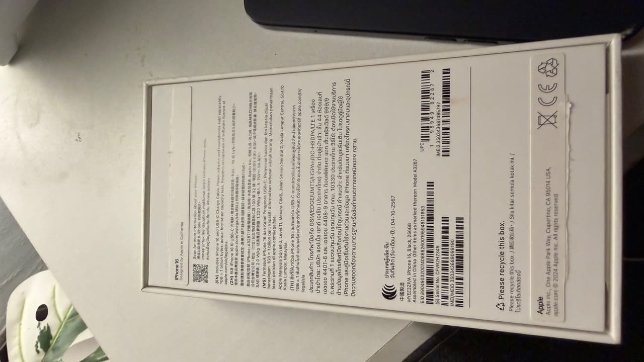 iPhone 16 256GB