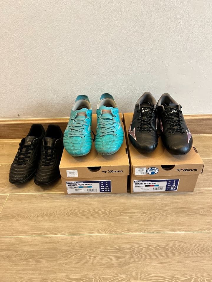 Футбольные бутсы MIZUNO размер 270JP, оптом 3 пары