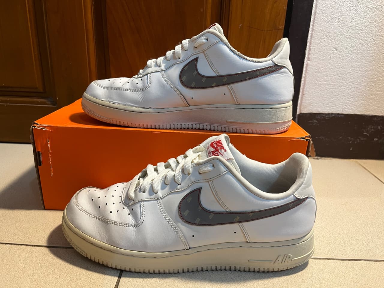 Кроссовки Nike Air Force 1 Low 3M Swoosh White (2020)