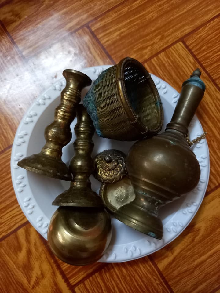 Старинные латунные изделия, продаются комплектом