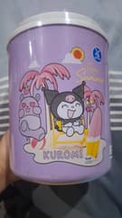 Милое фиолетовое ведро для воды, рисунок Sanrio Kuromi - image blurred placeholder