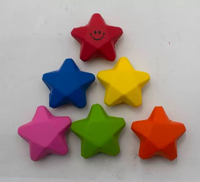 ลูกบอลบีบบริหารมือ, ลูกบอลคลายเครียด PU มีหลายแบบและหลายสี