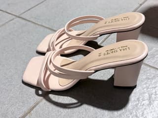 Кремовые туфли на высоком каблуке lisa shoes - image blurred placeholder