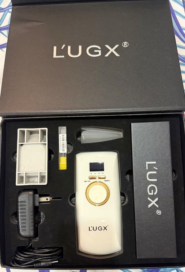 เครื่องเจียรเล็บพกพา สีขาว แบรนด์ LUGX