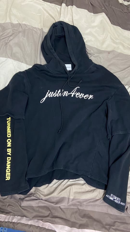 Streets boys hoodie, front fabric, black, gun graphic