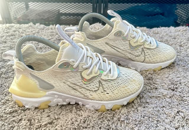 Nike React Vision White Sneakers Size 36.5/23cm Pre-owned Like New