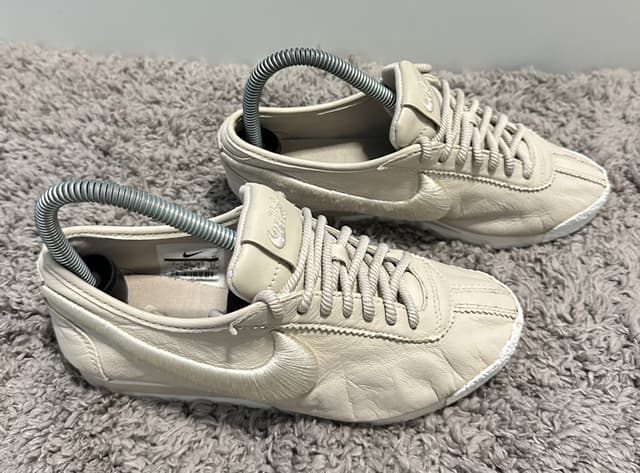 Nike Cortez 72 SL Oatmeal Leather Sneakers Size 36.5/23cm Pre-owned, like new