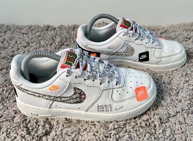 Nike Air Force 1 AF1 x JUST DO IT Sneakers Size 37.5/23.5cm Pre-owned, like new