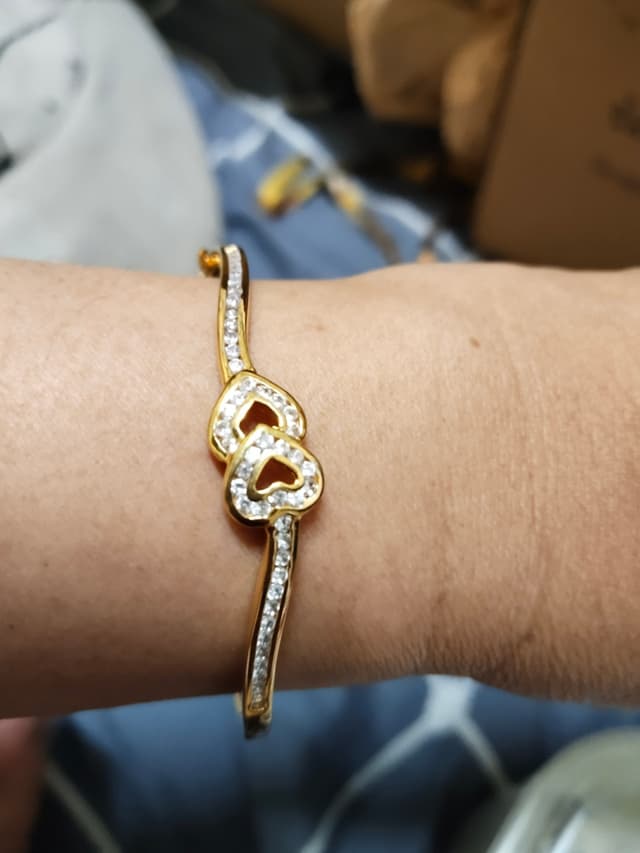 Double Heart Bracelet