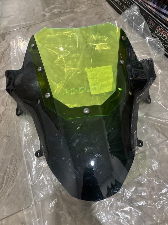 Honda PCX Front Windshield Green with Mirror