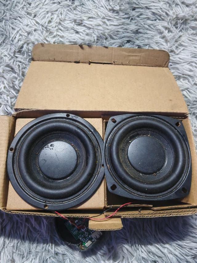 4-inch speaker driver for midrange and sub-bass (sold as a pair)
