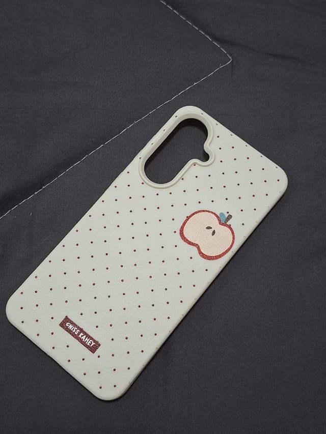 Samsung Galaxy A56 case with apple dot pattern