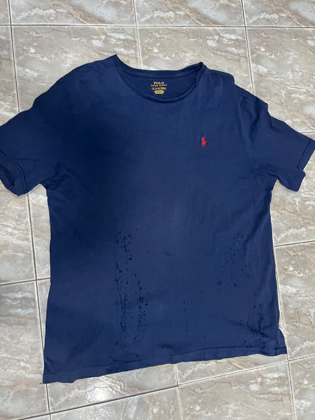 เสื้อยืดคอกลม Polo Ralph Lauren สีกรม