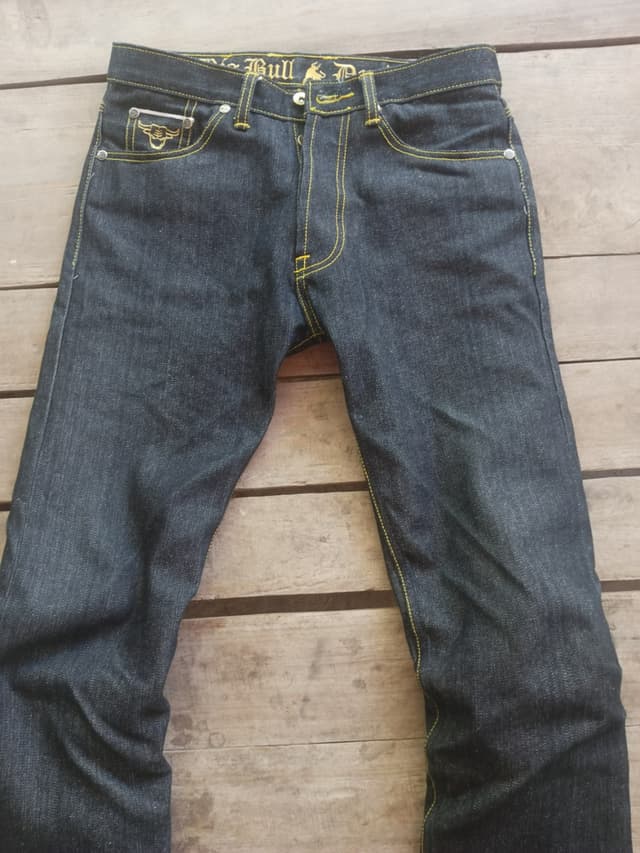 กางเกงยีนส์ BIG BULL 16OZ ทรงกระบอกเล็ก เอว 30 นิ้ว