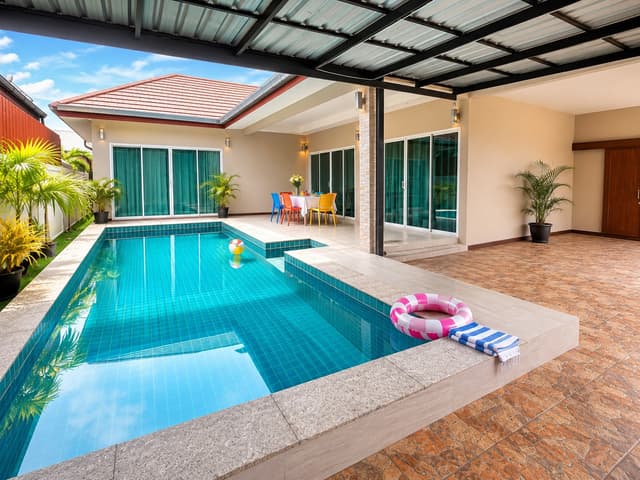 พูลวิลล่า Lazy Pool Villa ชะอำ พร้อมเข้าอยู่ ชะอำ เพชรบุรี