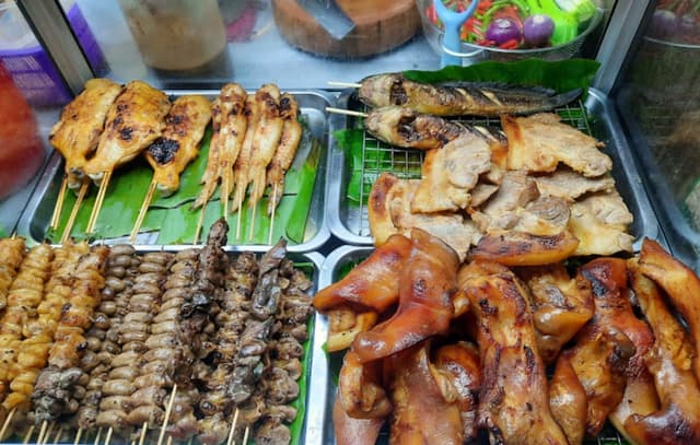 อาหารริมทางไทย บาร์บีคิว