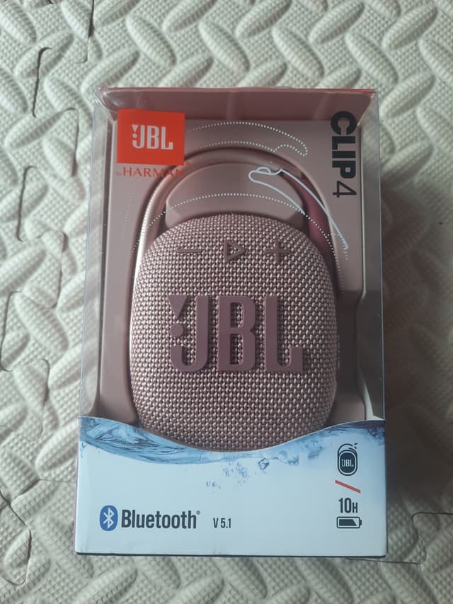ลำโพงบลูทูธ JBL Clip 3 สีชมพู ของใหม่ ของแท้