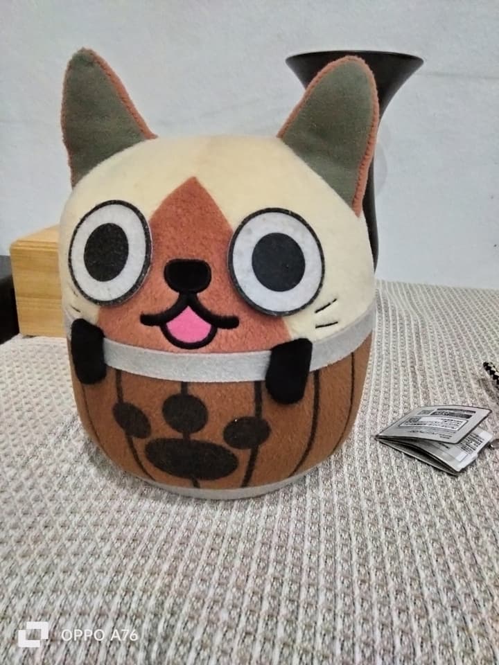 Мягкая игрушка котёнок Felyne, хорошая бирка