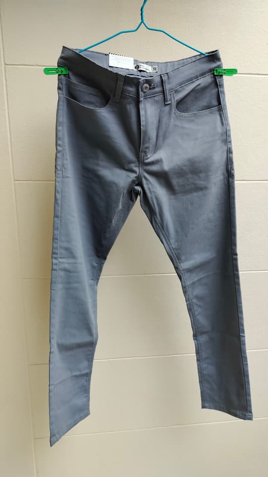 กางเกงชิโนสีเทา Niyom jeans
