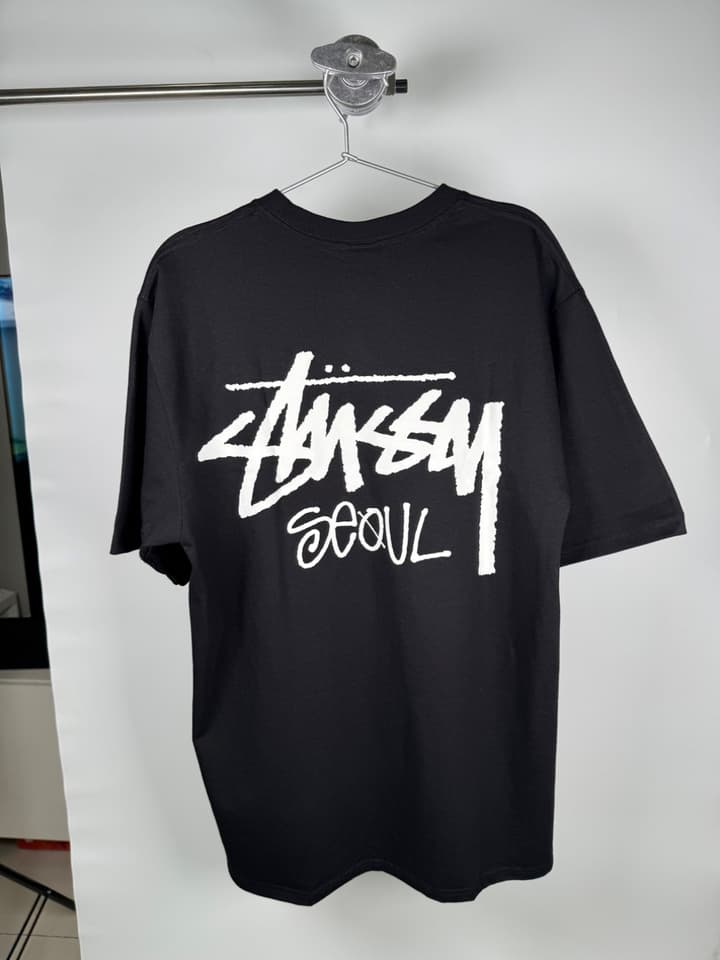 Черная футболка Stüssy Seoul, размер M, новая
