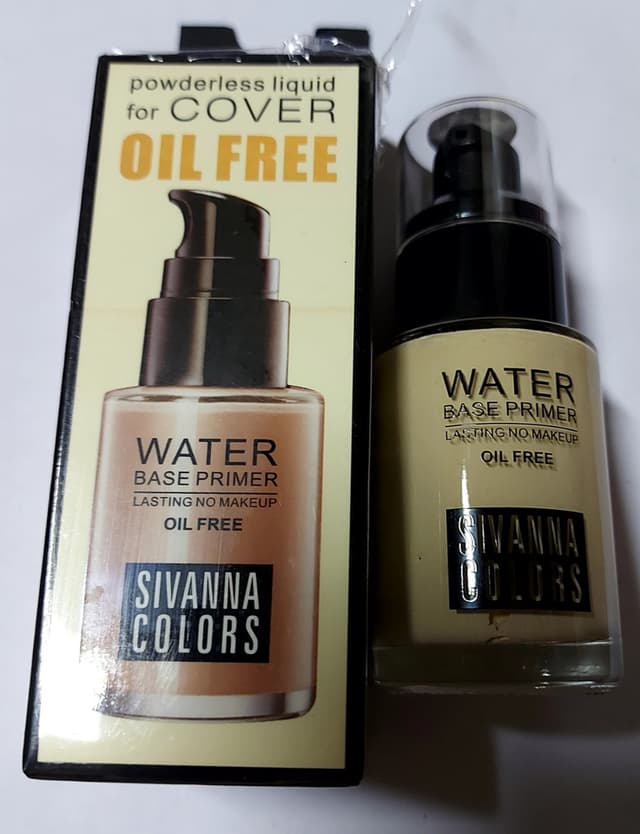 Sivanna Colors ไพรเมอร์สูตรน้ำ – ปราศจากน้ำมัน