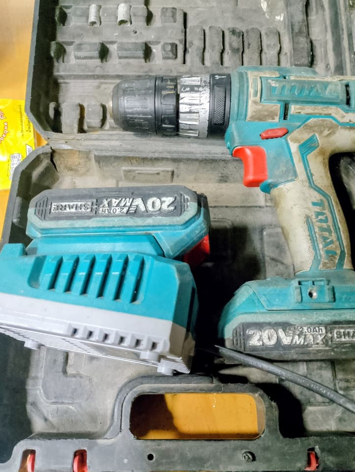 20V Cordless Impact Drill Total Brand Used