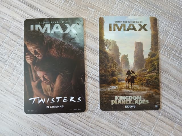 บัตรของที่ระลึก/ของสะสมจากภาพยนตร์ IMAX