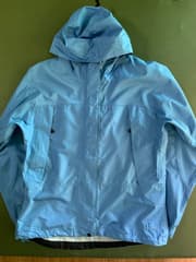 เสื้อแจ็คเก็ตผ้าร่ม L.L. Bean สีฟ้าอ่อน มือสอง Size SS - image blurred placeholder