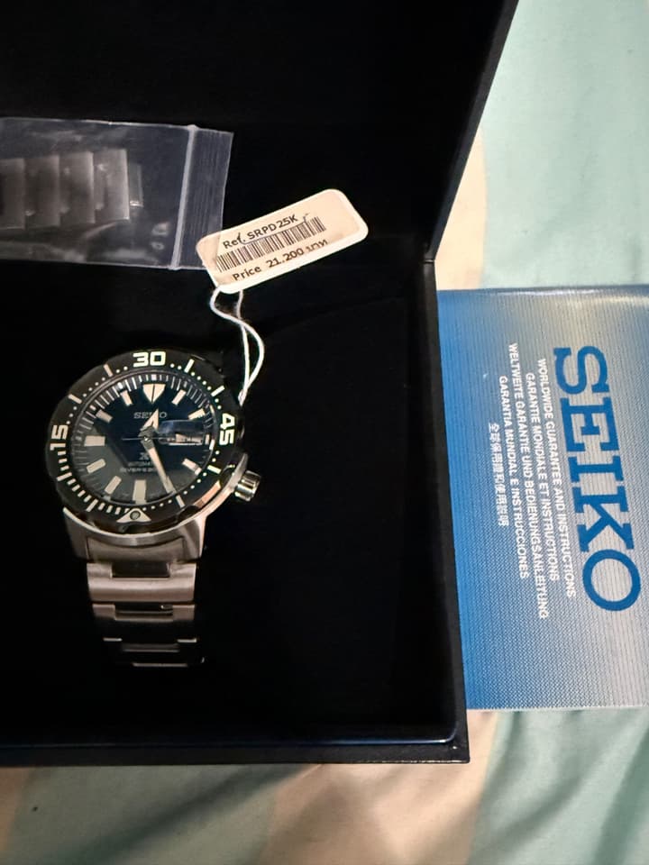 SEIKO Monster Prospex Automatic 200 m Wristwatch Model SRPD25K, SRPD25K1