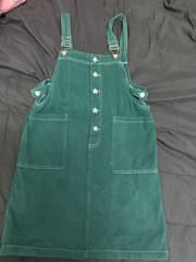 Green Pinafore Dress - image blurred placeholder