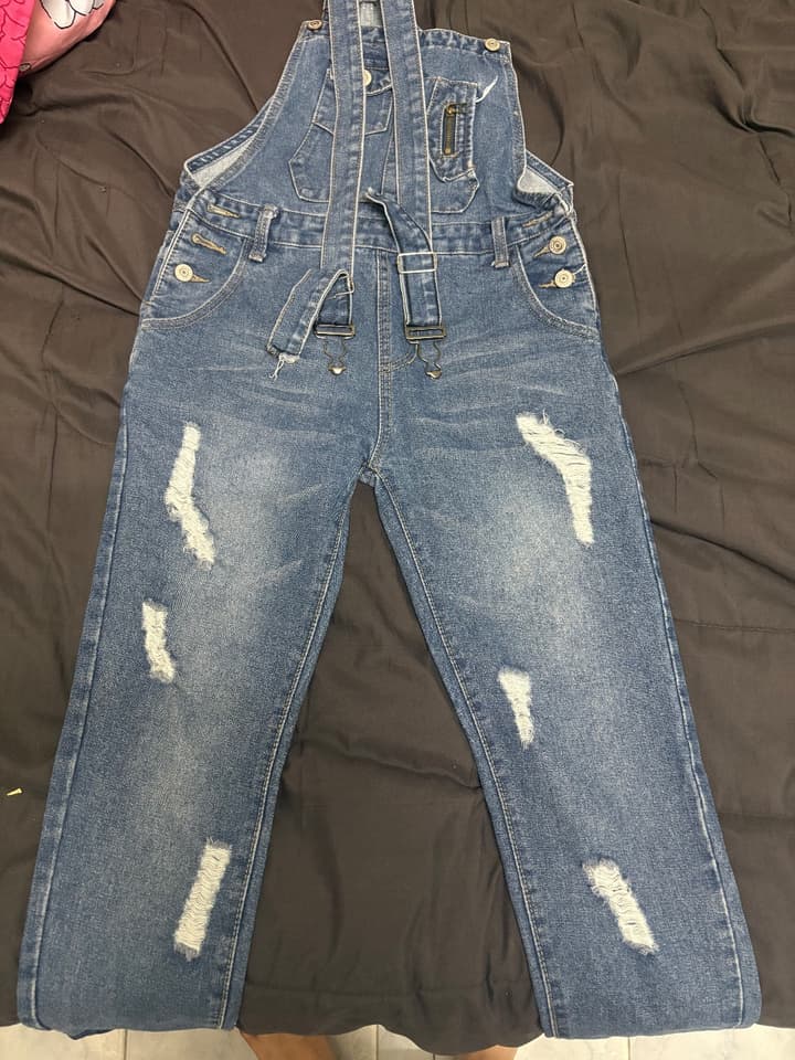 Long Denim Overalls